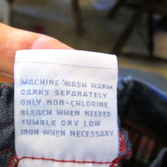 12 Month skort wrap red plaid pleated, jean band with snap closure, Place Manufa - Picture 5 of 7